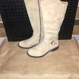 Brand new! Camel mid calf boots
